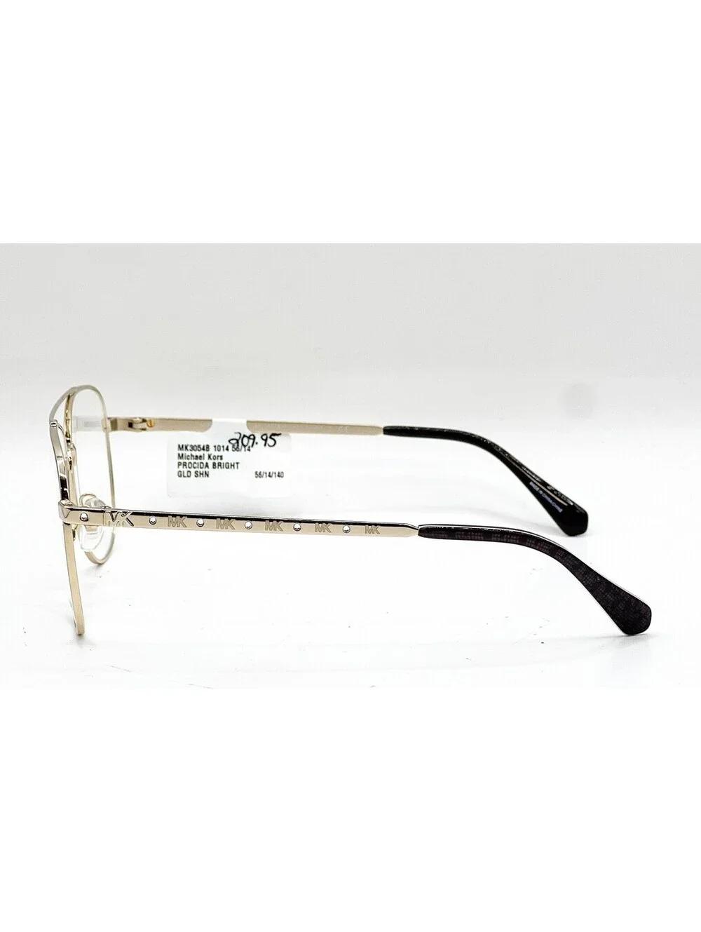 Michael Kors Mk 3054B 1014 Procida Bright Light Gold Eyeglasses 56-14-140